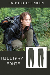 Military pants with pockets